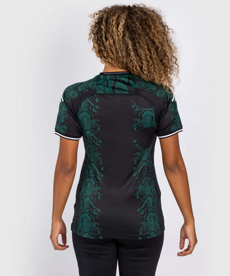 ufc adrenaline by venum authentic fight night naisten walkout pelipaita - emerald edition - vihreämusta