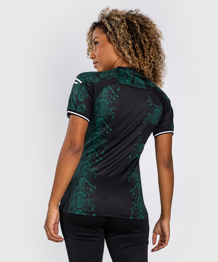 ufc adrenaline by venum authentic fight night naisten walkout pelipaita - emerald edition - vihreämusta