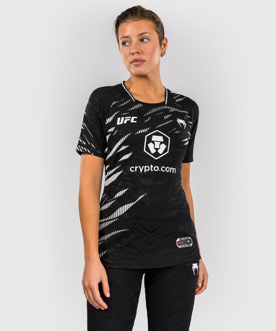 ufc fusion by venum authentic fight night naisten walkout pelipaita - musta