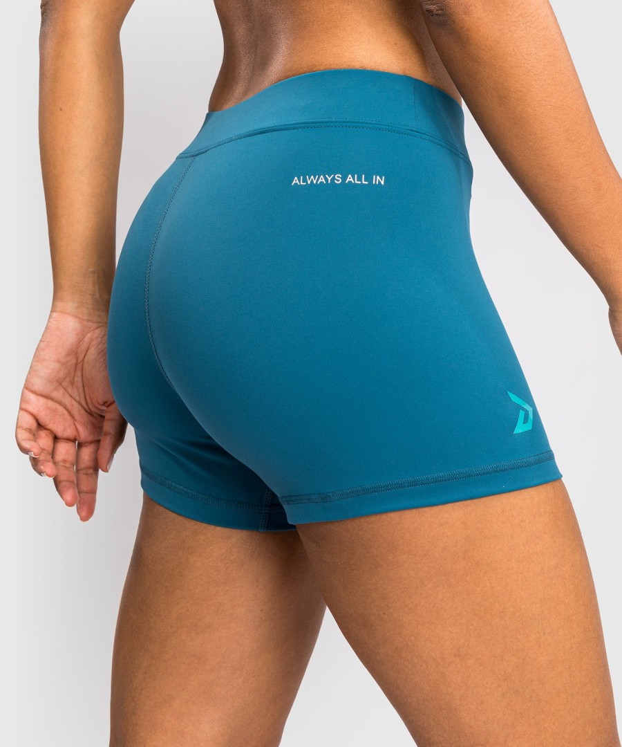 venum x demi women vale tudo -shortsit - azur blue