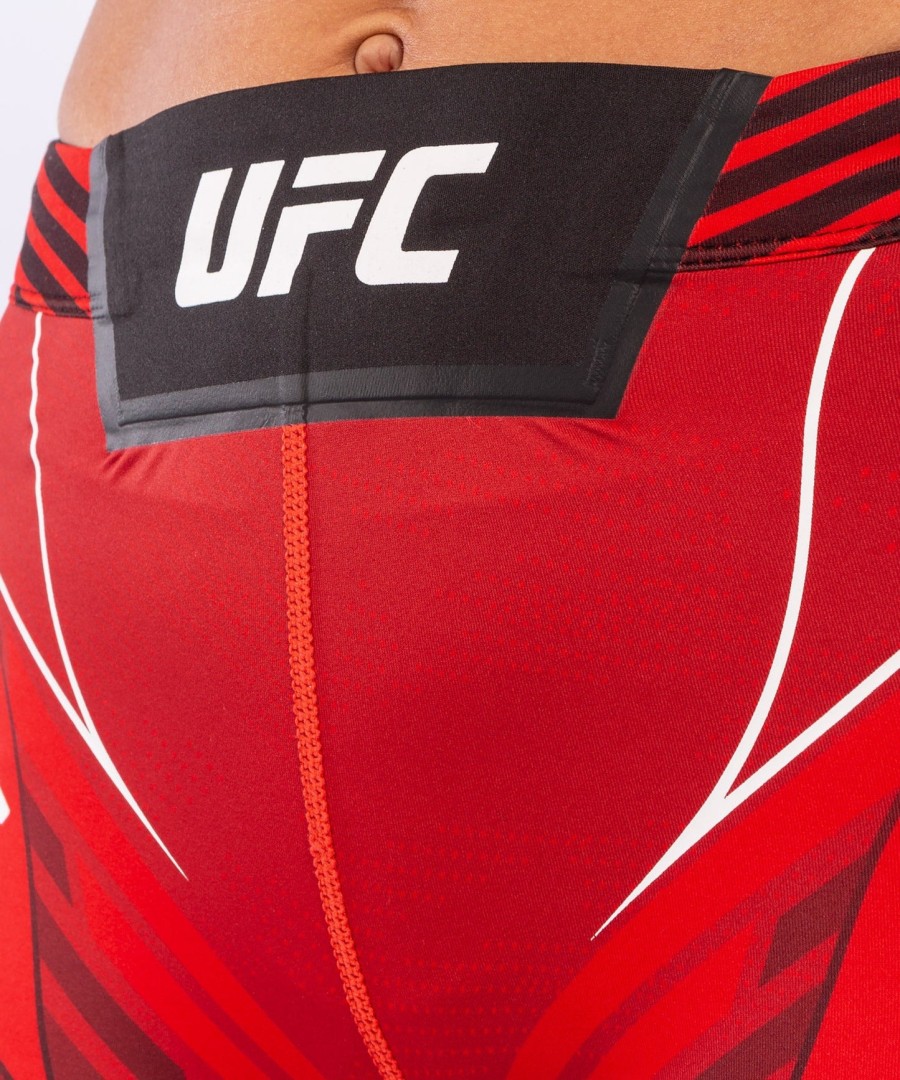 ufc venum authentic fight night vale tudo naisten shortsit - lyhyt istuvuus - punainen