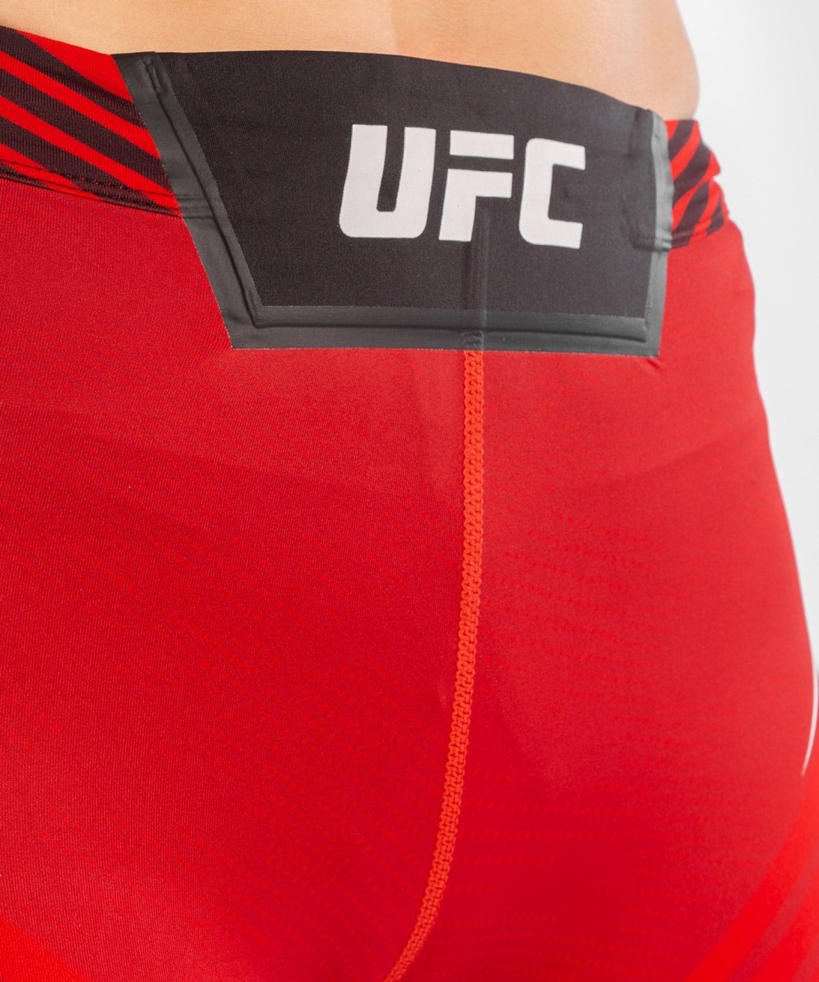 ufc venum authentic fight night vale tudo naisten shortsit - pitkä lesti - punainen