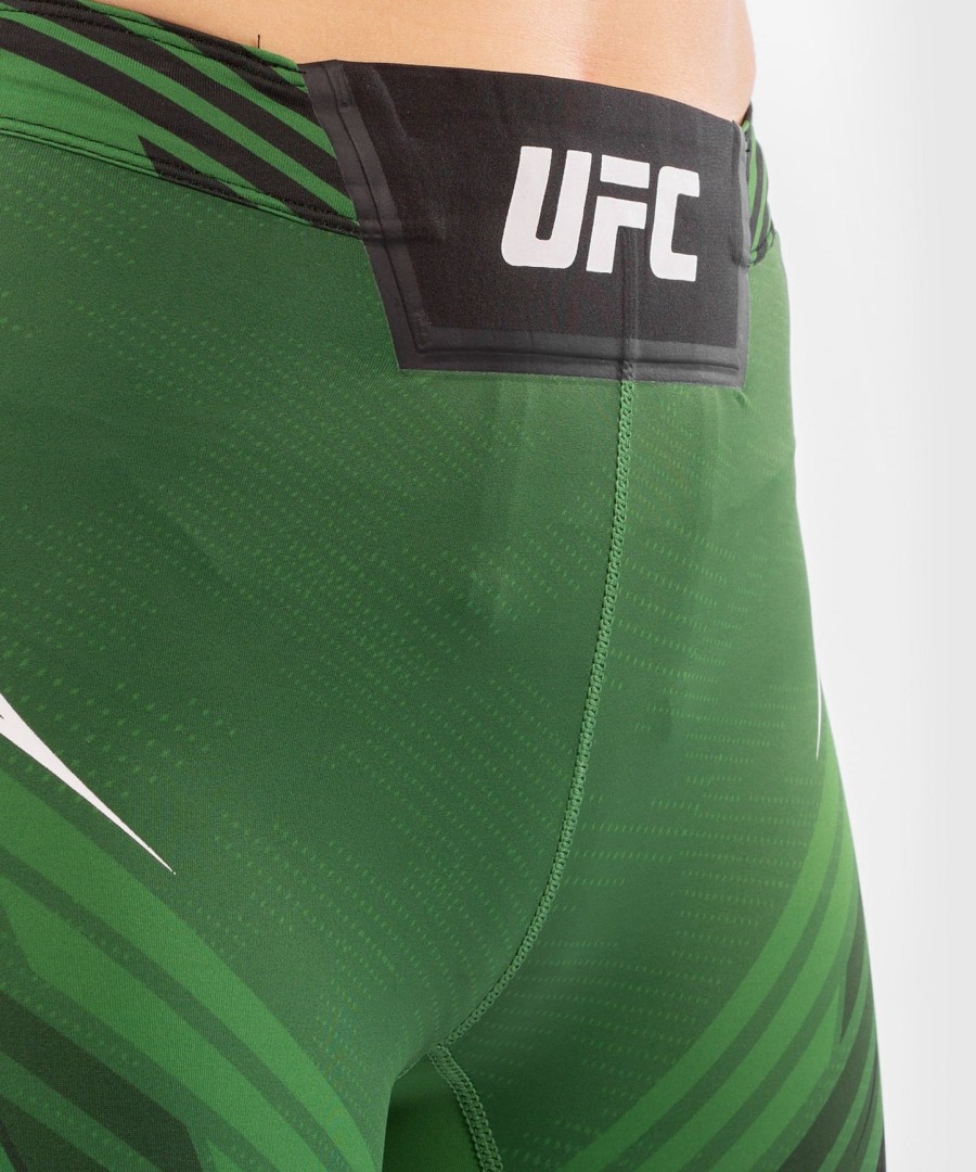 ufc venum authentic fight night vale tudo naisten shortsit - pitkä leikkaus - vihreä