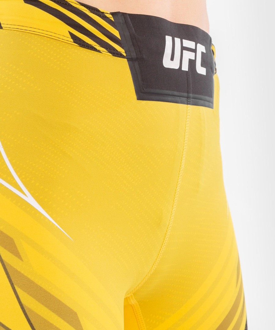 ufc venum authentic fight night vale tudo naisten shortsit - pitkä lesti - keltainen