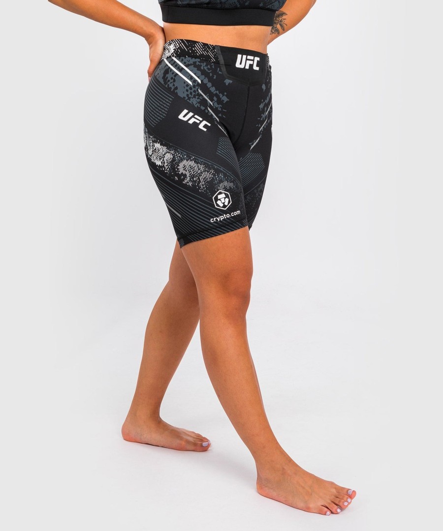 ufc adrenaline by venum authentic fight night naisten vale tudo shortsit - pitkä leikkaus - musta