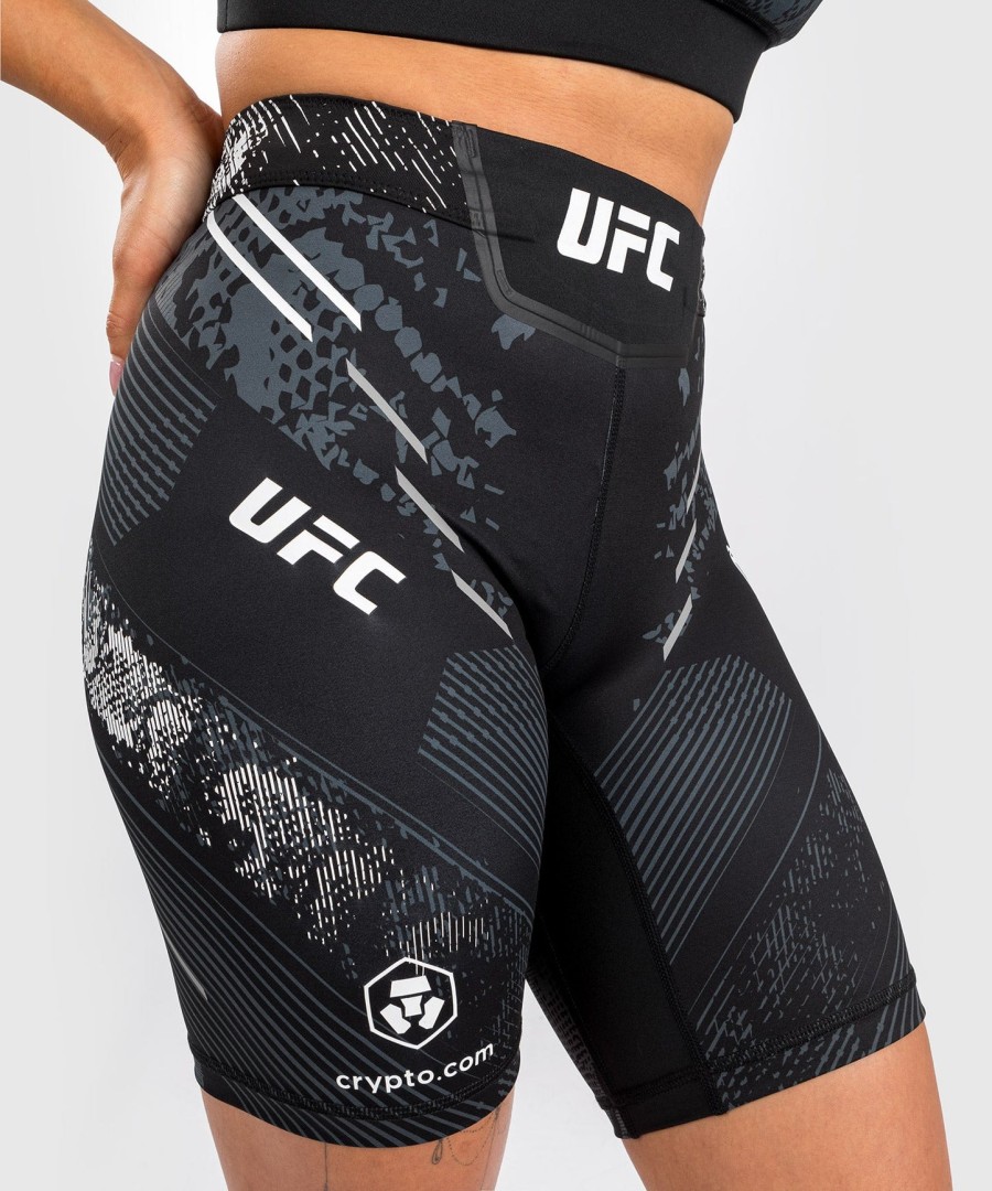 ufc adrenaline by venum authentic fight night naisten vale tudo shortsit - pitkä leikkaus - musta