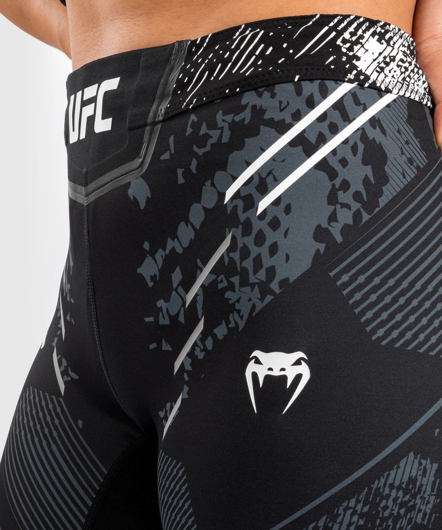ufc adrenaline by venum authentic fight night naisten vale tudo shortsit - pitkä leikkaus - musta