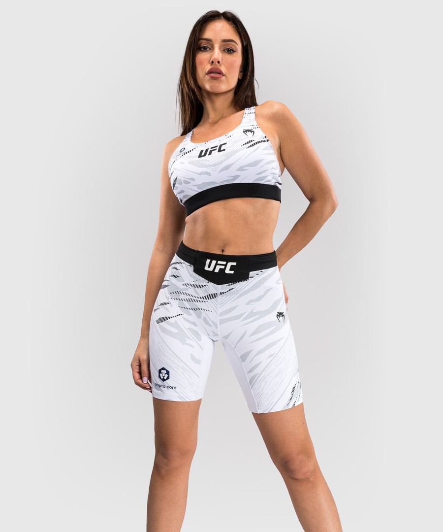 ufc fusion by venum authentic fight night naisten vale tudo shortsit - pitkähihainen - valkoinen