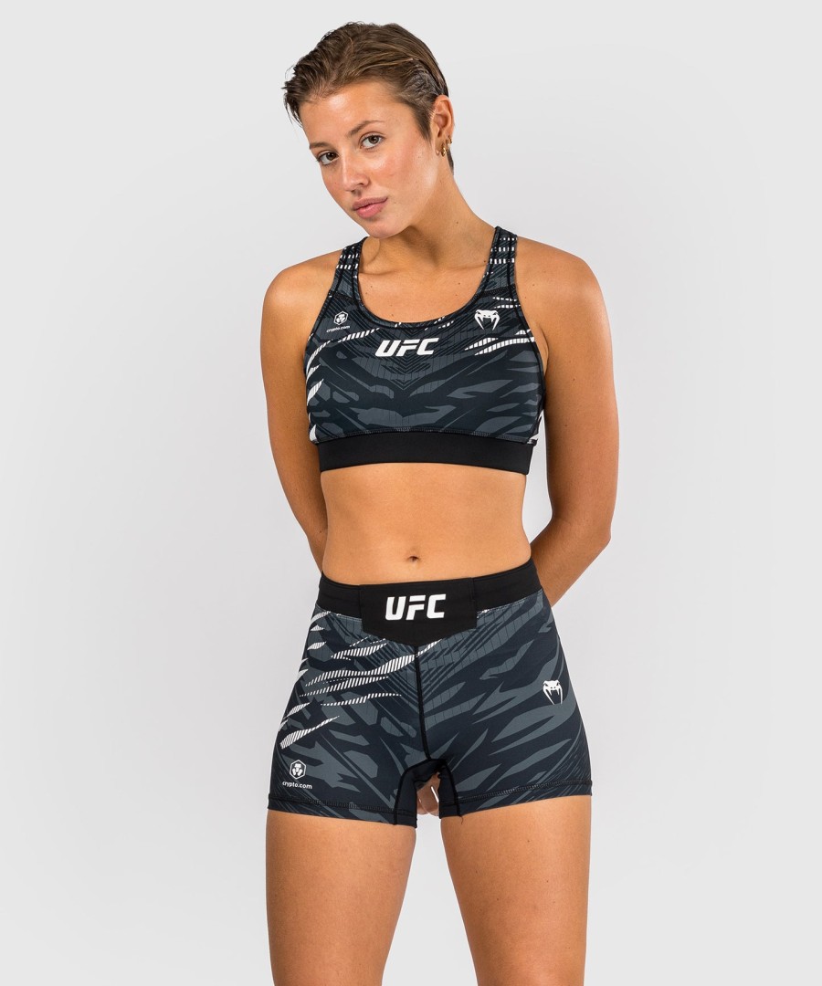 ufc fusion by venum authentic fight night naisten vale tudo shortsit - lyhyt istuvuus - musta
