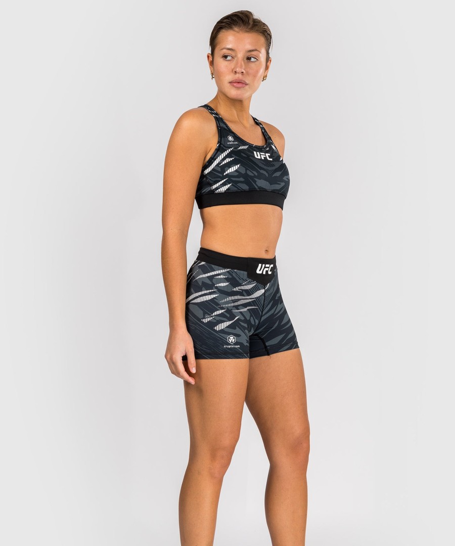 ufc fusion by venum authentic fight night naisten vale tudo shortsit - lyhyt istuvuus - musta