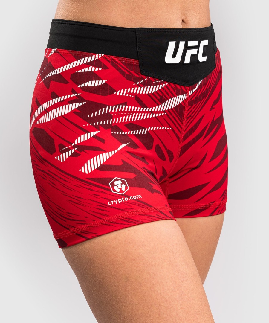ufc fusion by venum authentic fight night naisten vale tudo shortsit - lyhyt istuvuus - punainen
