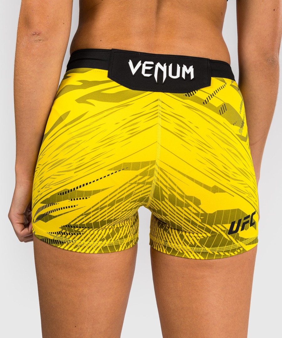 ufc fusion by venum authentic fight night naisten vale tudo shortsit - lyhyt istuvuus - keltainen