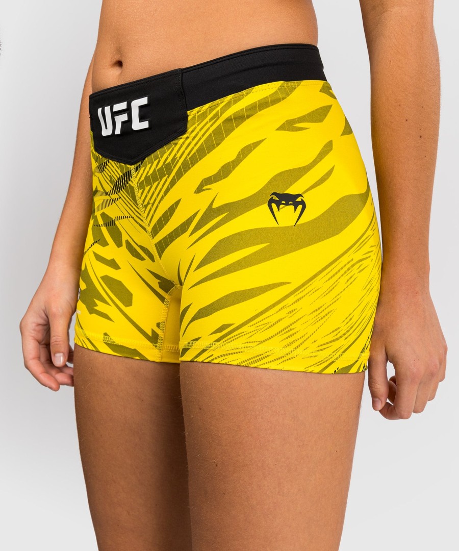 ufc fusion by venum authentic fight night naisten vale tudo shortsit - lyhyt istuvuus - keltainen