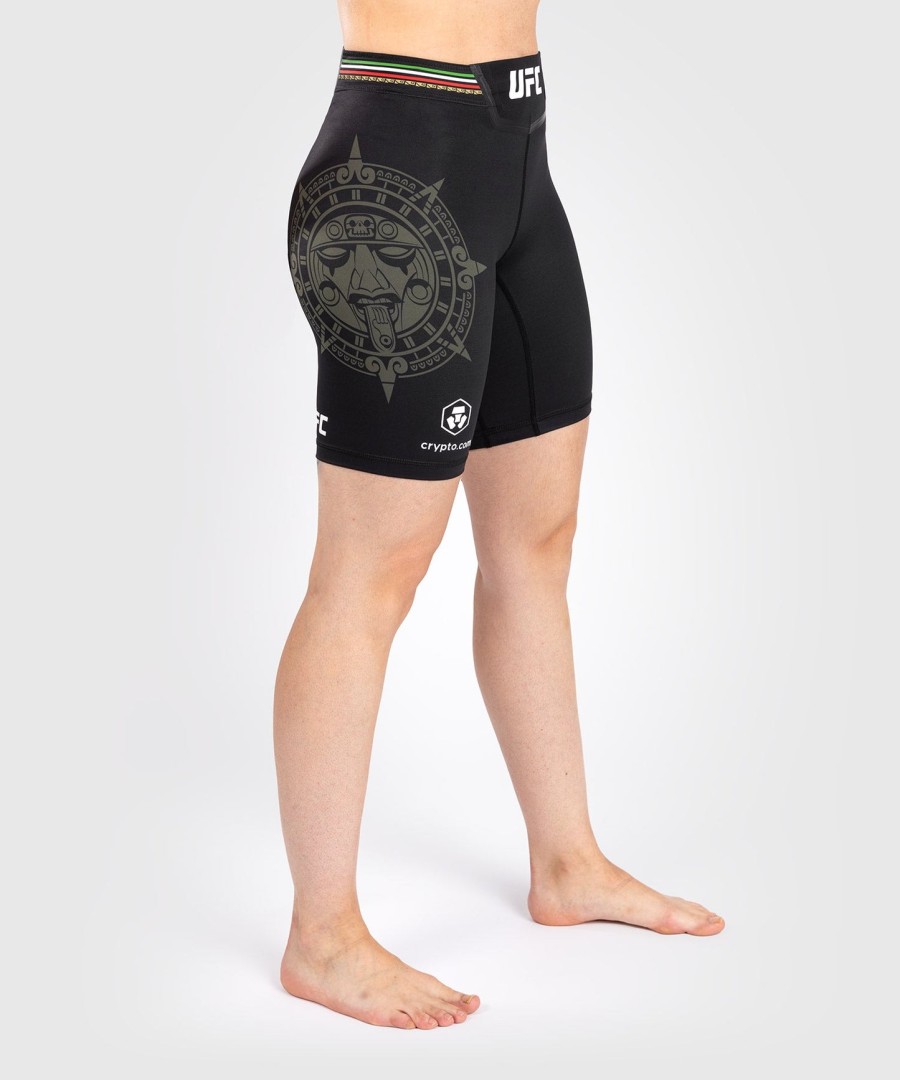 noche ufc by venum authentic fight night naisten vale tudo shortsit - pitkähihainen - musta