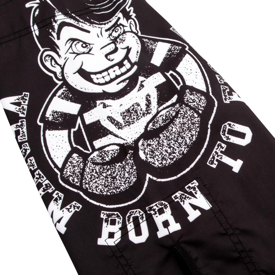 venum born to fight lasten kamppailuhousut - mustavalkoinen