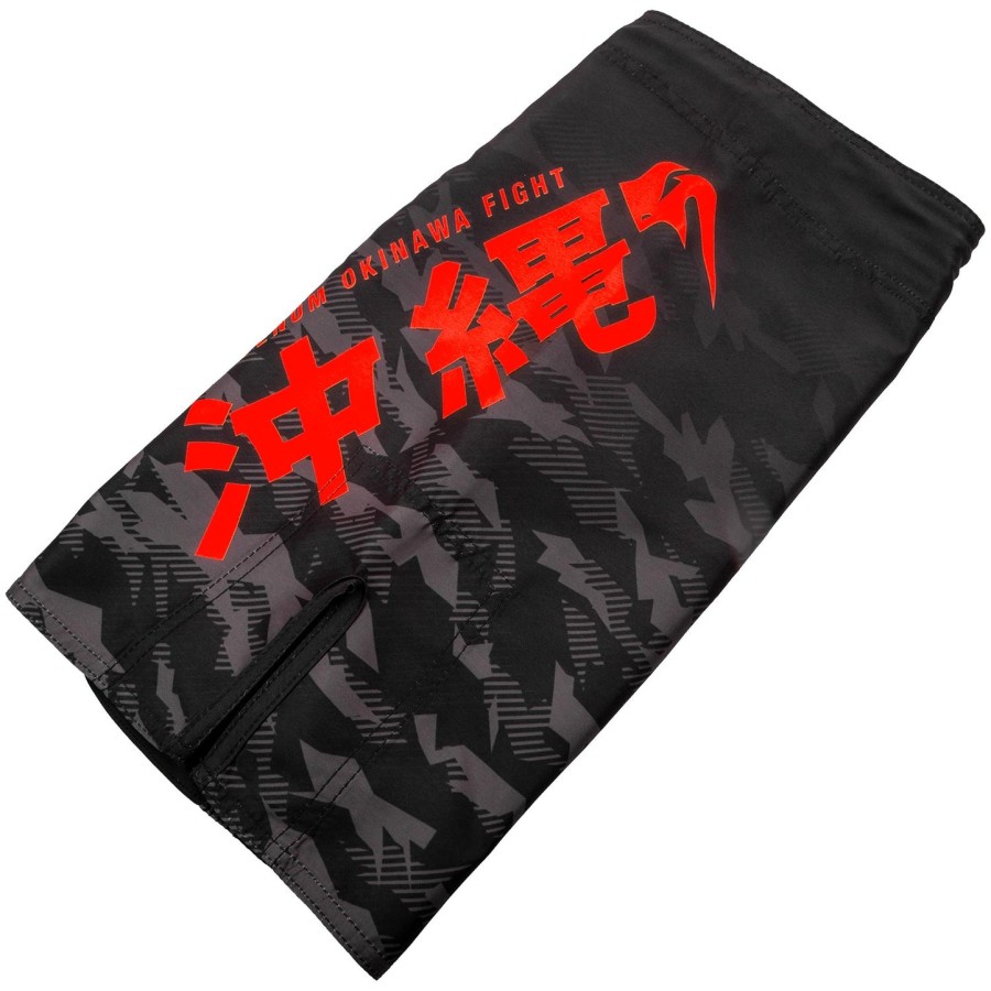 venum okinawa 2.0 lasten kamppailuhousut - mustapunainen