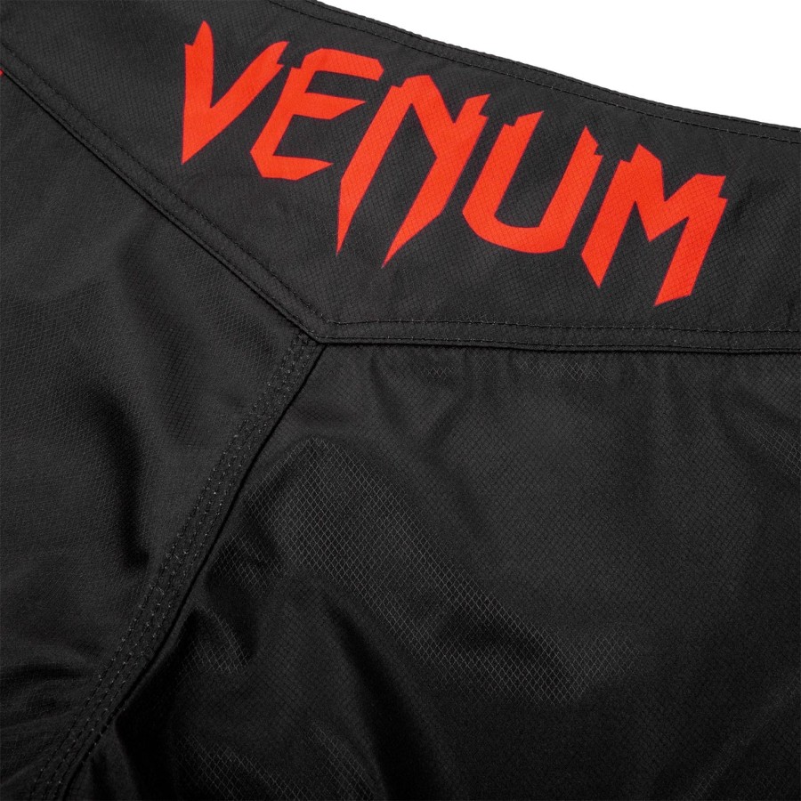 venum signature lasten kamppailuhousut - mustapunainen