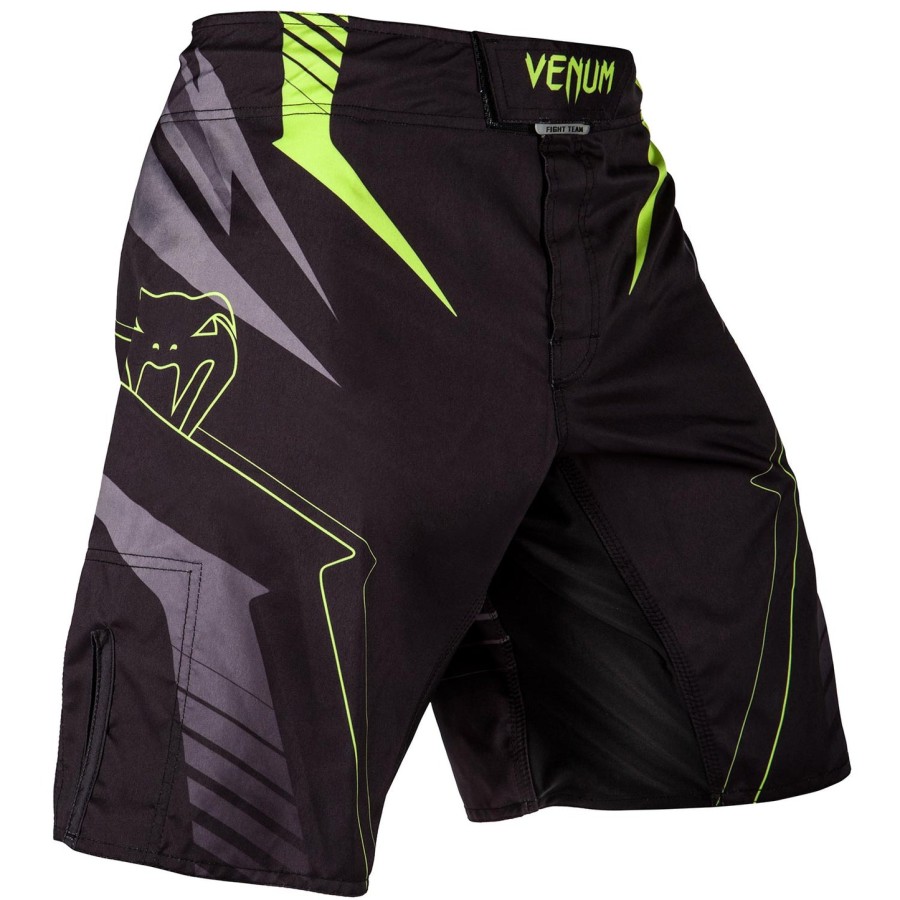 venum sharp 3.0 kamppailuhousut - mustaneonkeltainen