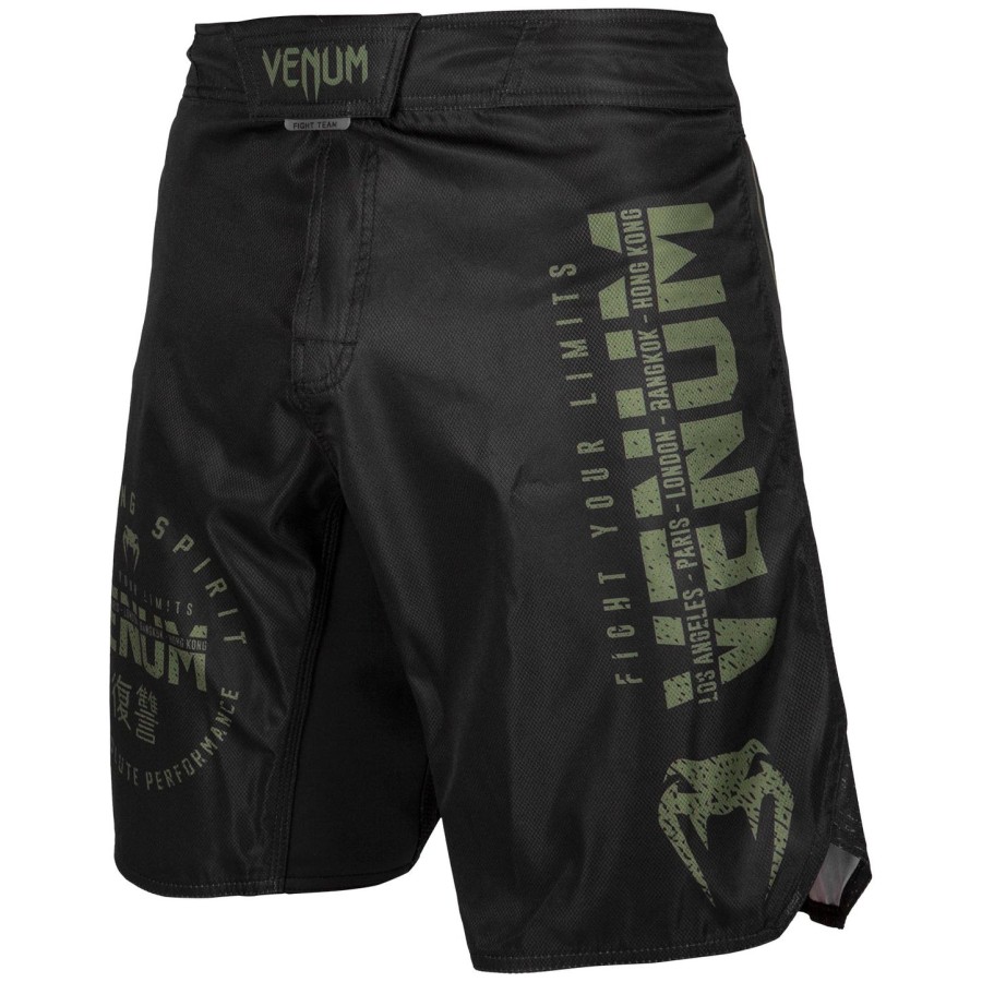 venum signature -kamppailuhousut - mustakhaki - exclusive
