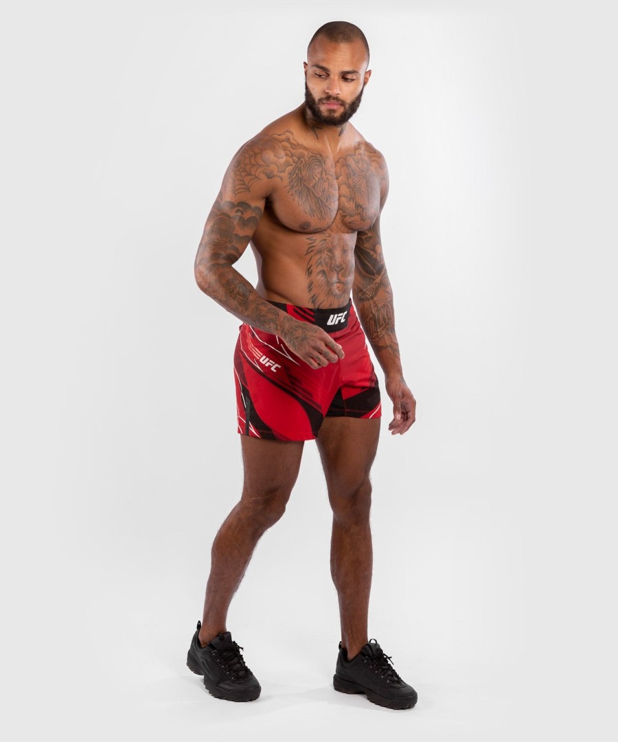 ufc venum authentic fight night miesten shortsit - lyhyt istuvuus - punainen