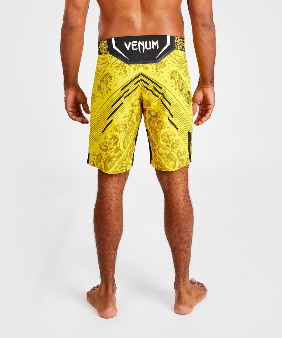 ufc adrenaline by venum personoidut authentic fight night miesten kamppailuhousut - pitkä leikkauksella - keltainen