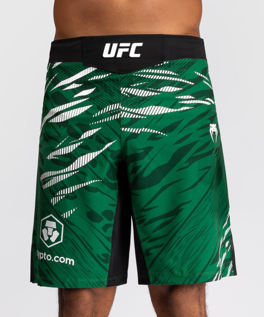 ufc fusion by venum authentic fight night miesten kamppailu shortsit - pitkä leikkauksella - vihreä