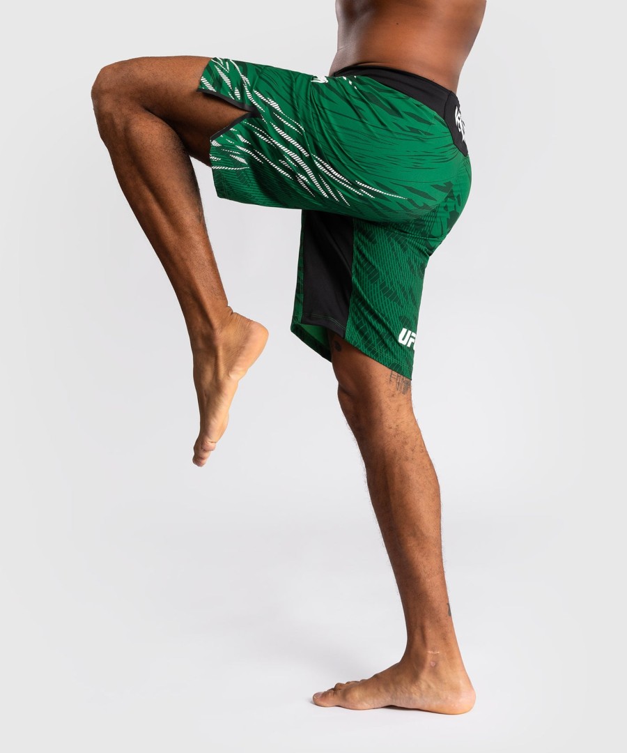 ufc fusion by venum authentic fight night miesten kamppailu shortsit - pitkä leikkauksella - vihreä