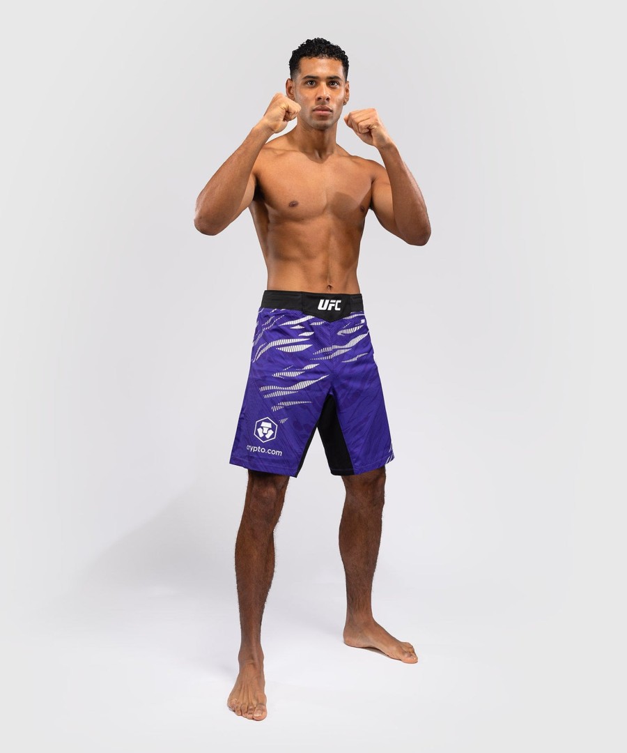 ufc fusion by venum authentic fight night miesten taistelushortsit - pitkä malli - violetti