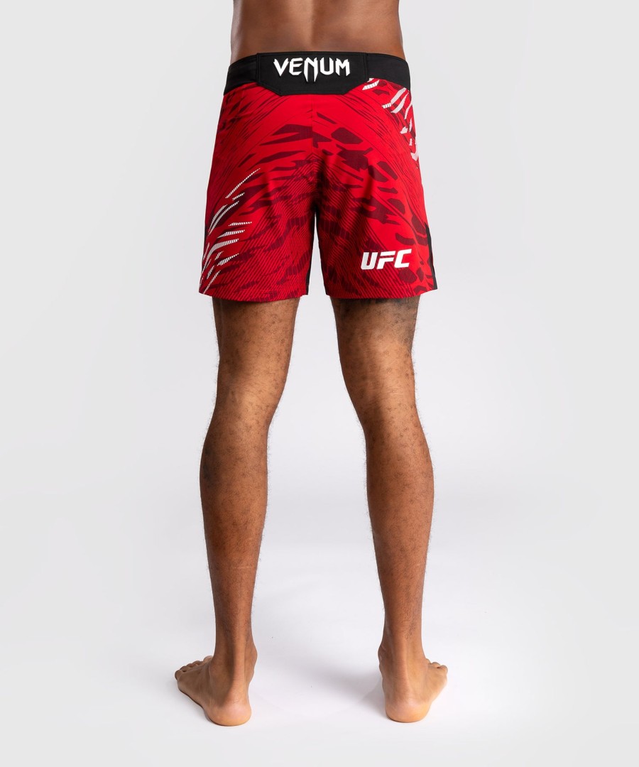 ufc fusion by venum authentic fight night miesten kamppailuhousut - lyhyt istuvuus - punainen