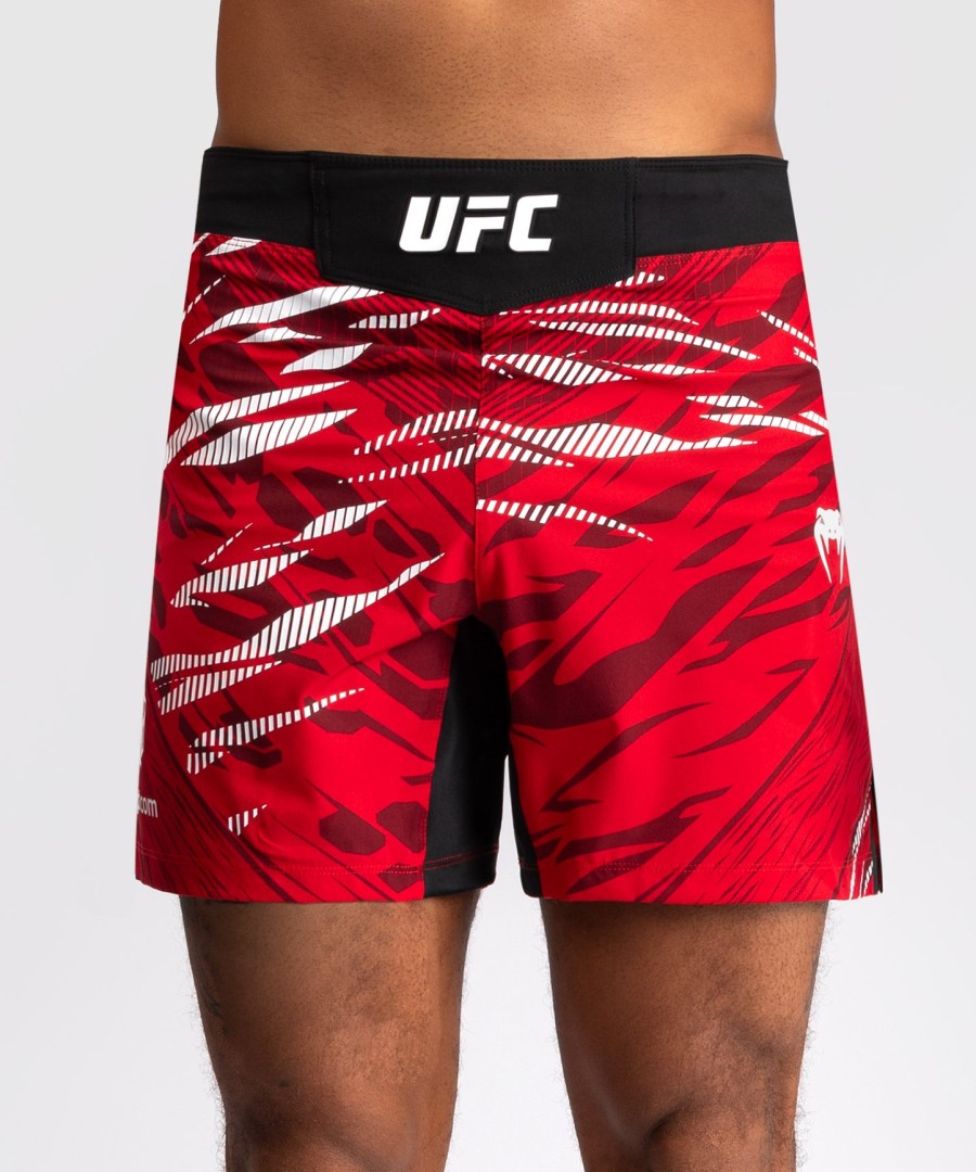 ufc fusion by venum authentic fight night miesten kamppailuhousut - lyhyt istuvuus - punainen