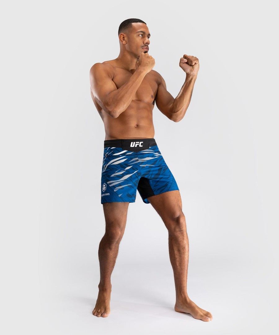 ufc fusion by venum authentic fight night miesten kamppailuhousut - lyhyt istuvuus - sininen