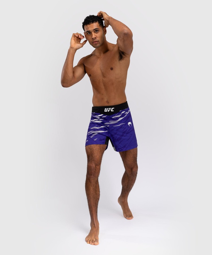 ufc fusion by venum authentic fight night miesten kamppailuhousut - lyhyt istuvuus - violetti