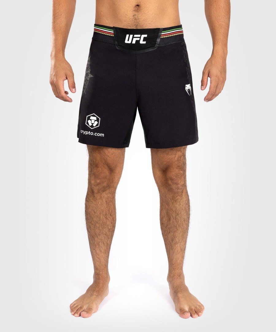 noche ufc by venum authentic fight night miesten kamppailuhousut - lyhyt istuvuus - musta