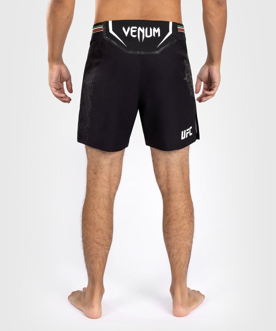 noche ufc by venum authentic fight night miesten kamppailuhousut - lyhyt istuvuus - musta