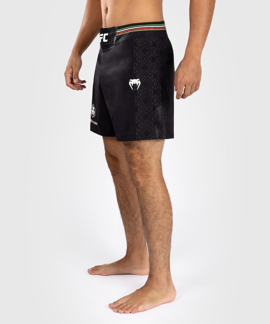 noche ufc by venum authentic fight night miesten kamppailuhousut - lyhyt istuvuus - musta