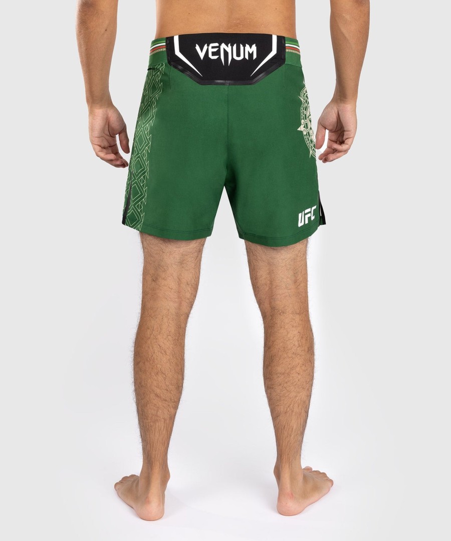 noche ufc by venum authentic fight night miesten kamppailuhousut - lyhyt istuvuus - vihreä