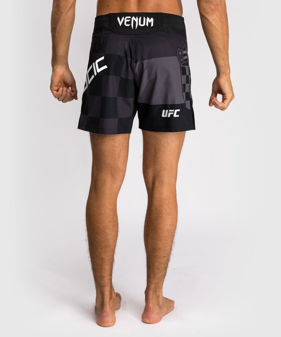 miesten ufc unrivered by venum mustat stipe miocic -shortsit taisteluun
