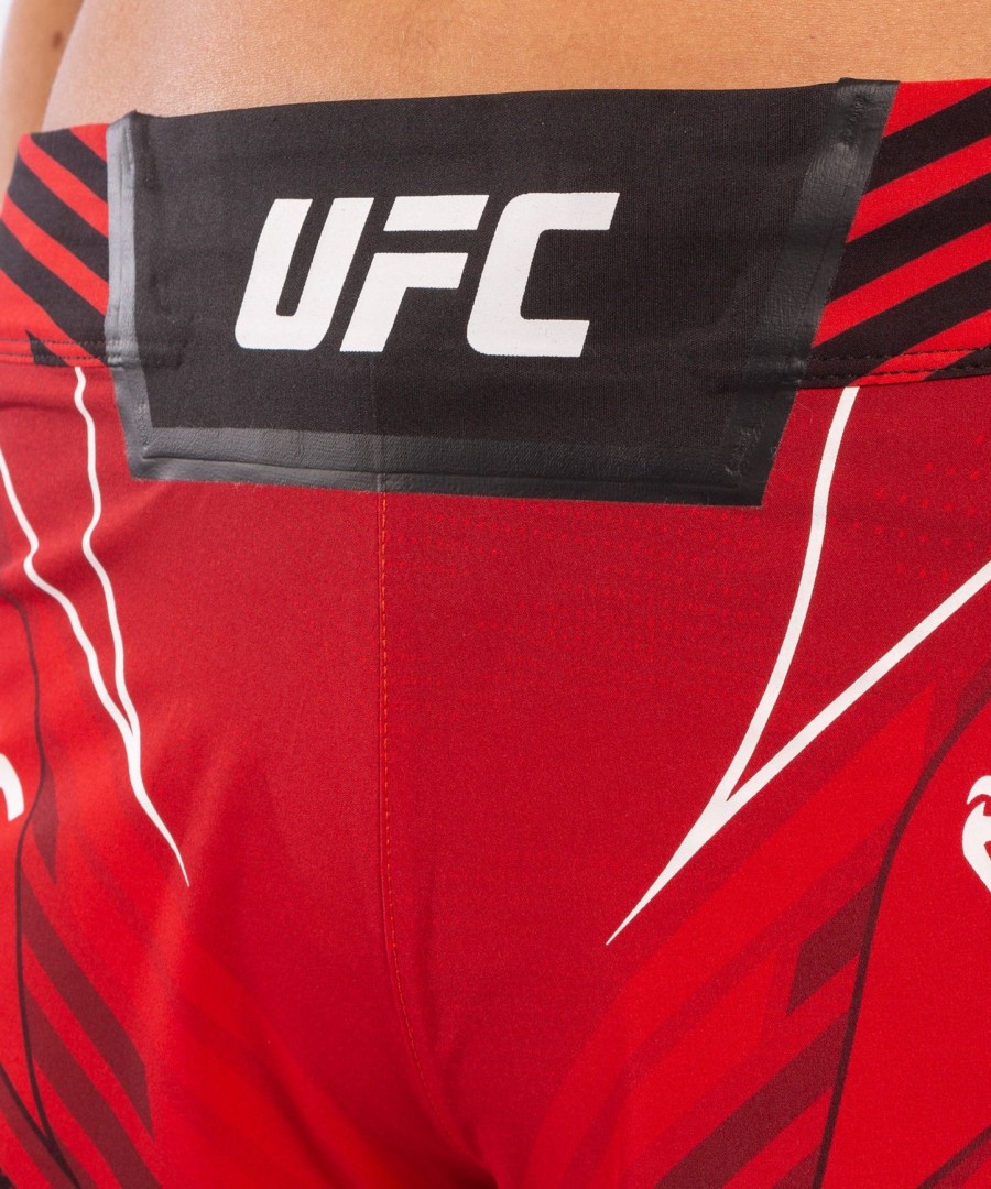 ufc venum authentic fight night naisten shortsit - lyhyt istuvuus - punainen