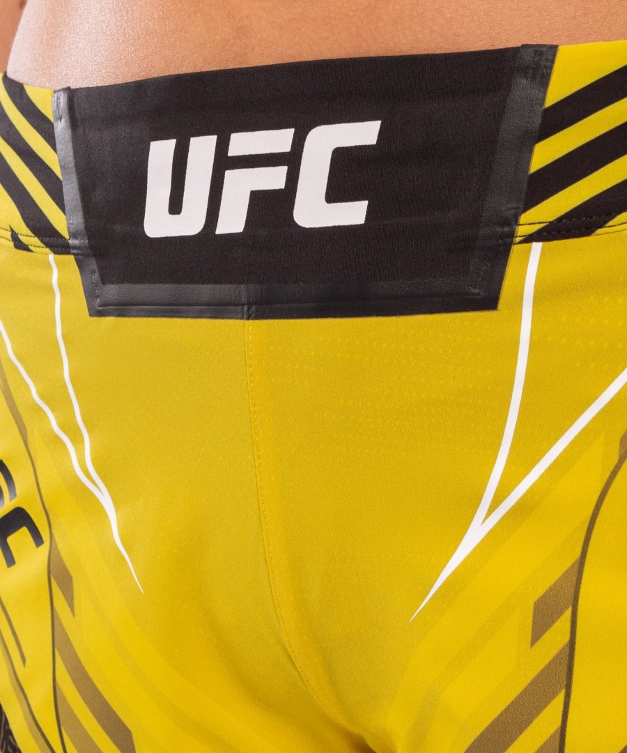 ufc venum authentic fight night naisten shortsit - lyhyt istuvuus - keltainen