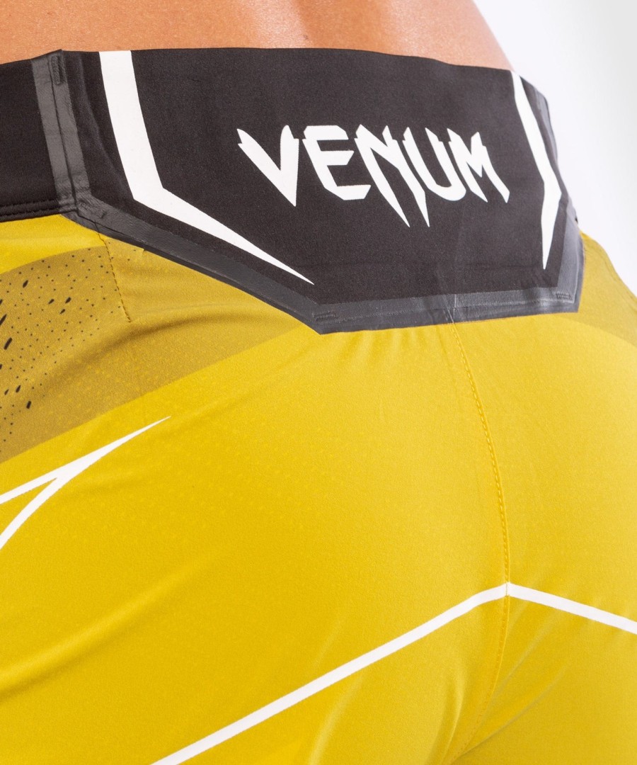 ufc venum authentic fight night naisten shortsit - lyhyt istuvuus - keltainen