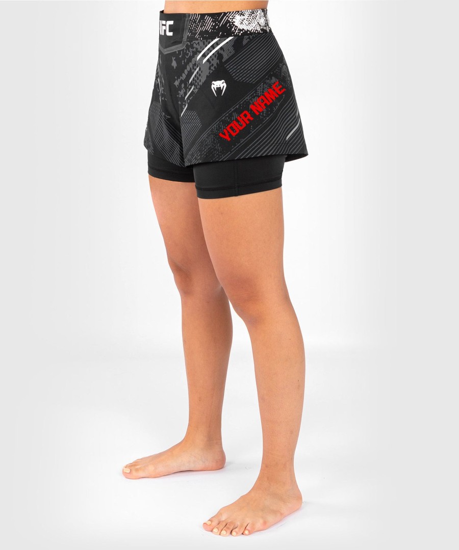 ufc adrenaline by venum personoidut authentic fight night naisten kamppailuhousut - musta