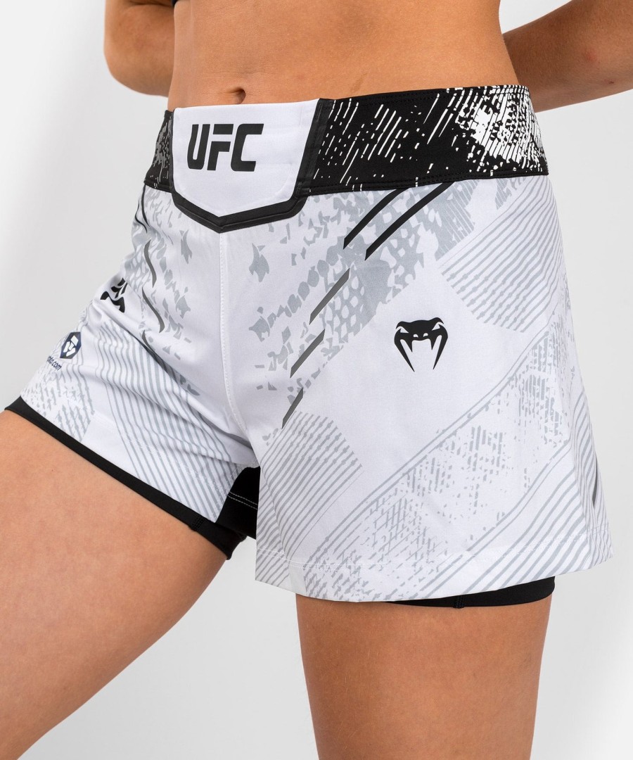 ufc adrenaline by venum authentic fight night naisten kamppailuhousut - valkoinen