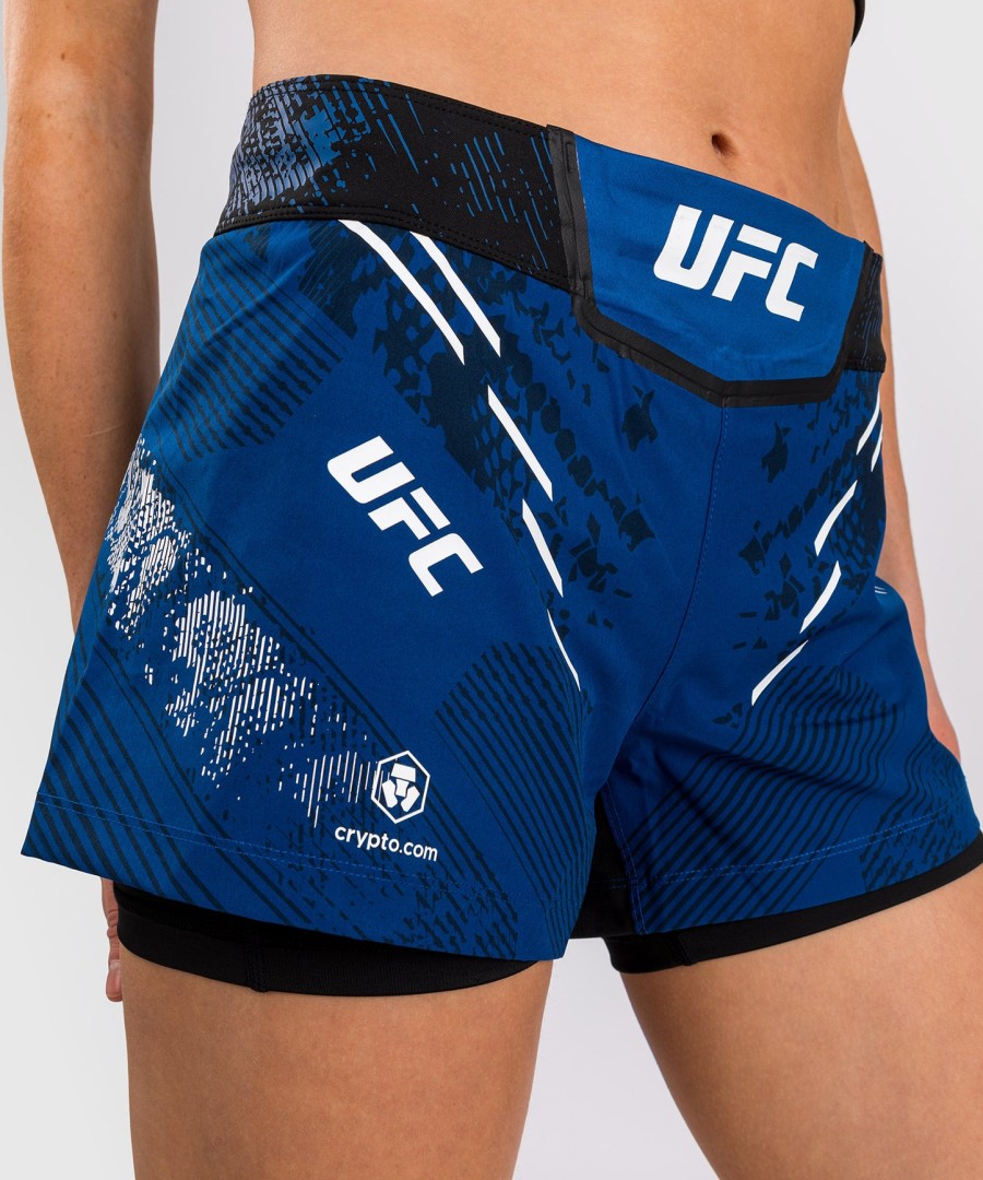 ufc adrenaline by venum personoidut authentic fight night naisten kamppailuhousut – sininen
