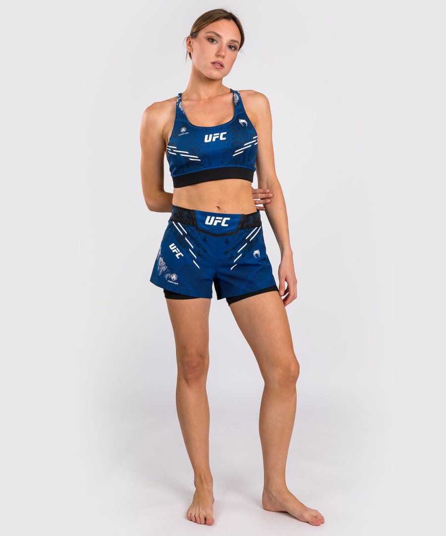ufc adrenaline by venum personoidut authentic fight night naisten kamppailuhousut – sininen