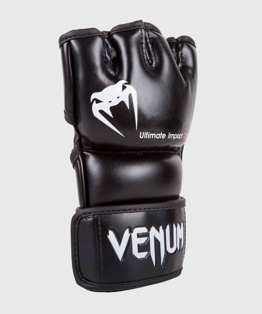 venum impact mma -hanskat - skintex nahka - musta