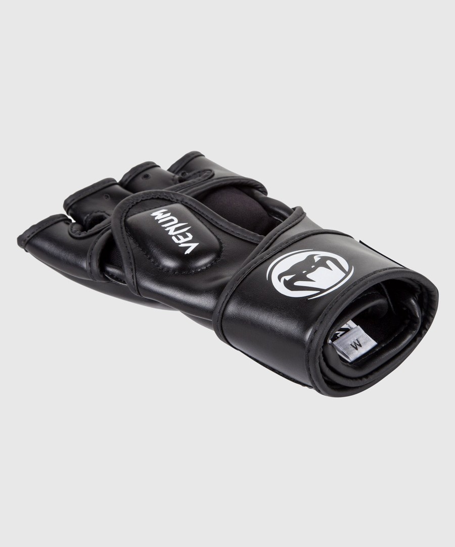venum impact mma -hanskat - skintex nahka - musta