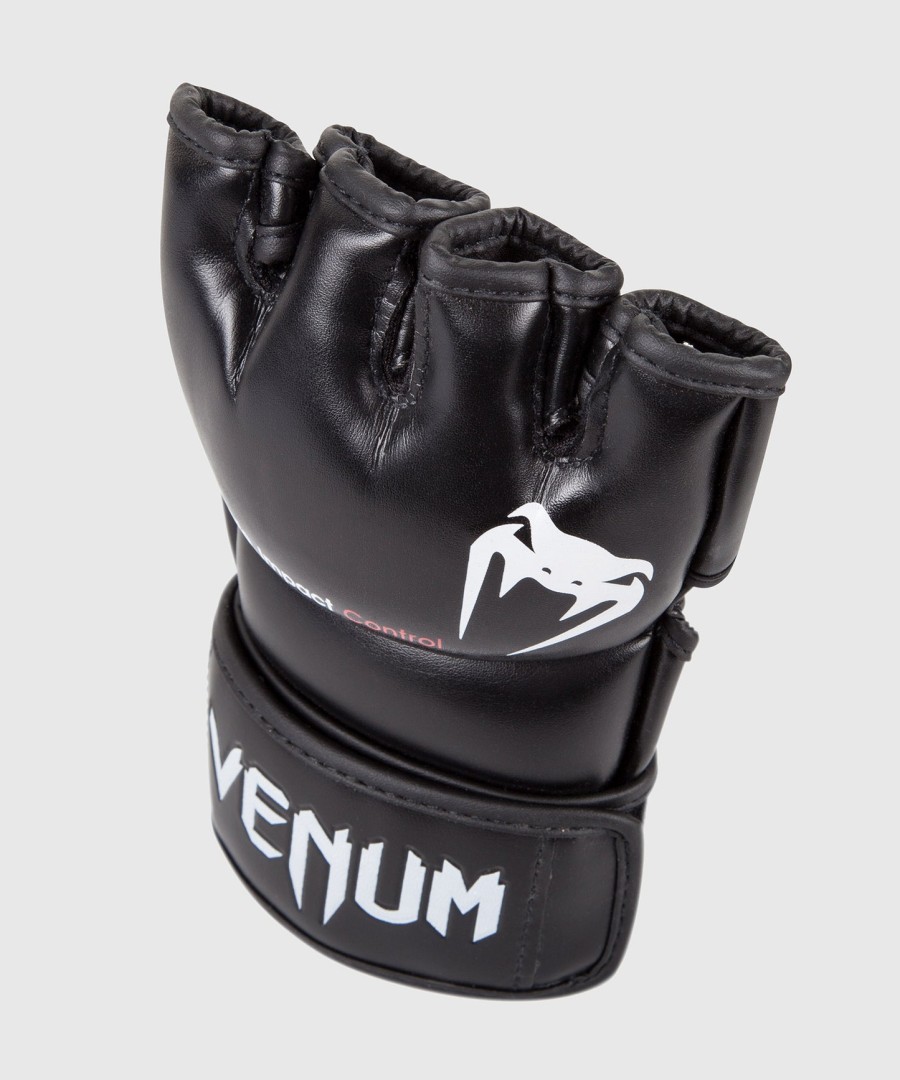 venum impact mma -hanskat - skintex nahka - musta