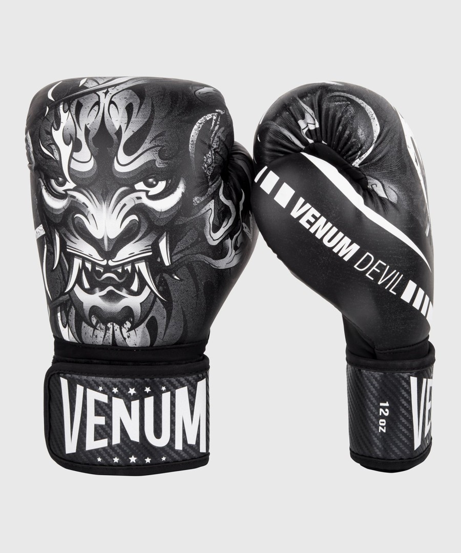 venum devil nyrkkeilyhanskat - valkoinenmusta