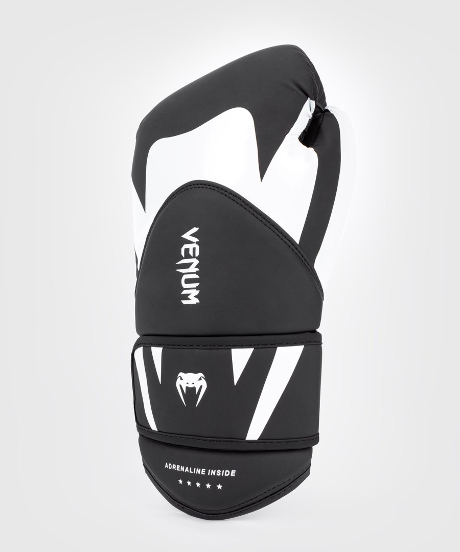 venum challenger 4.0 nyrkkeilyhanskat - mustavalkoinen