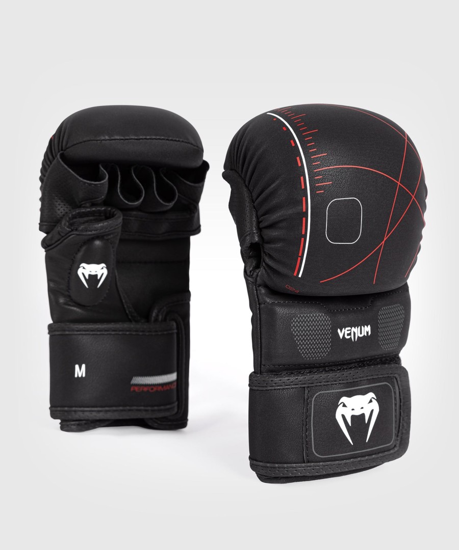 venum tactical xt sparring hanskat - mustatulenpunainen